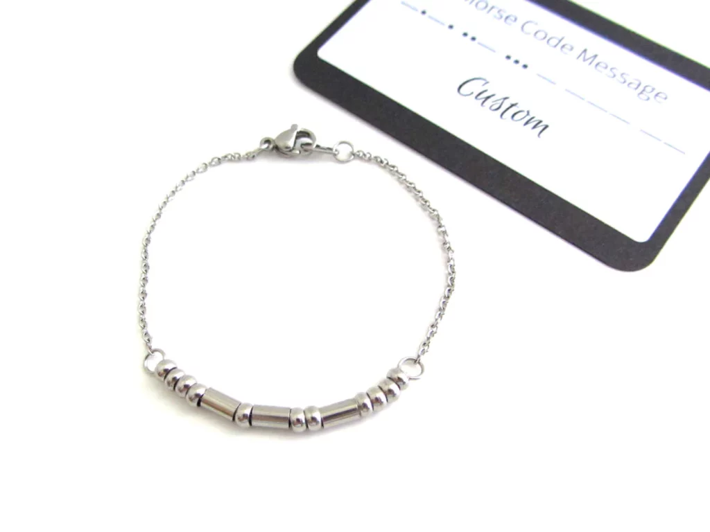 morse code bracelet