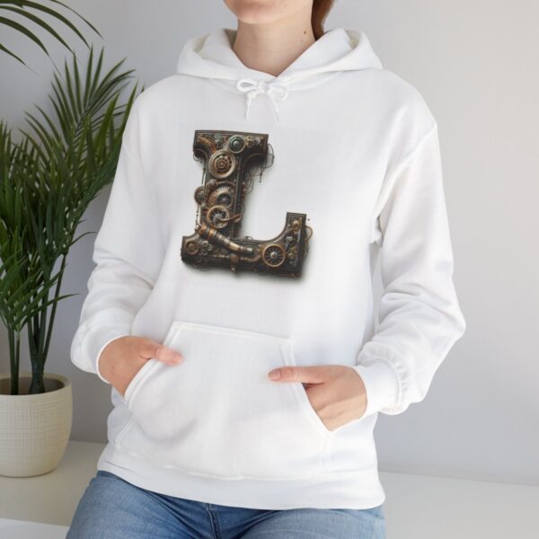 White Hoodie L24 Collection Steampunk Edition