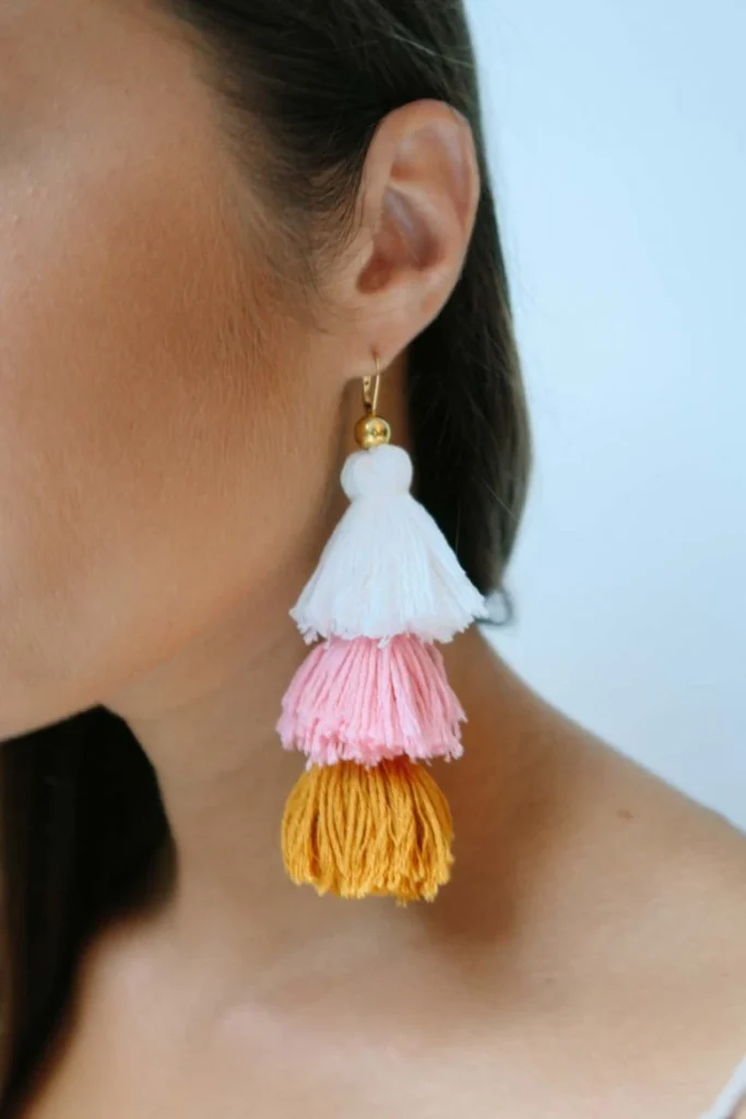 diy tassel earrings