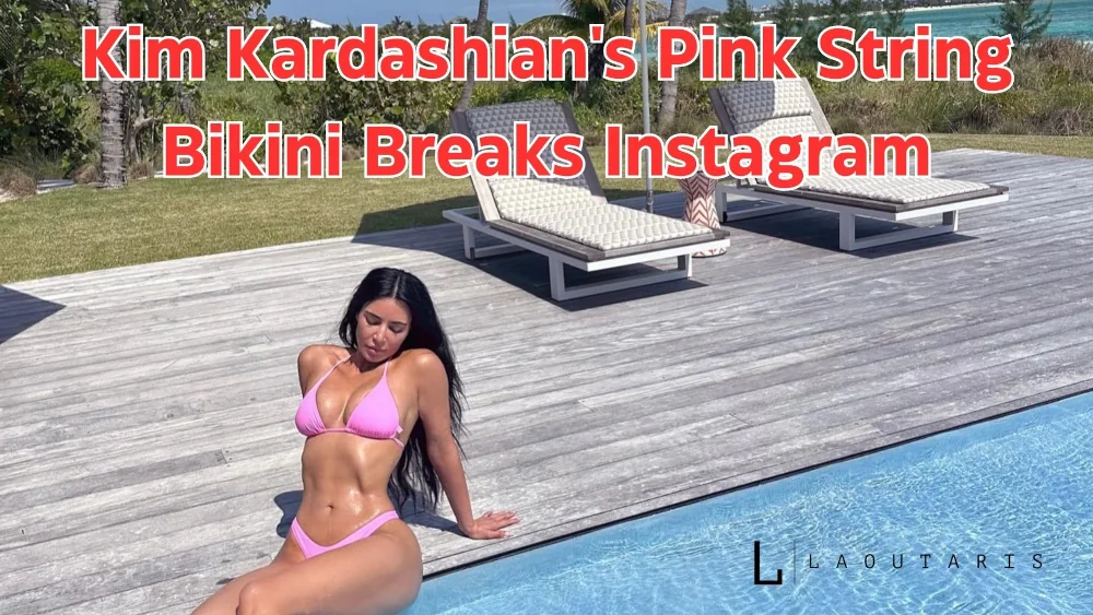 Kim Kardashian's Pink String Bikini Breaks Instagram