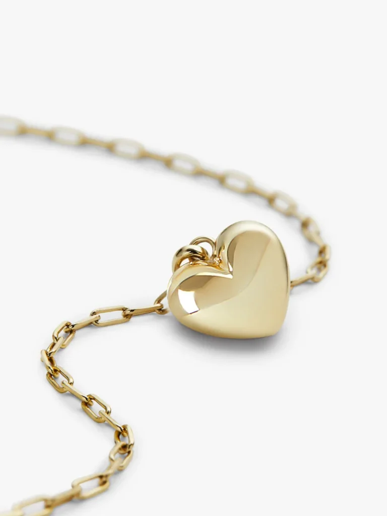 Puffed Heart Necklace
