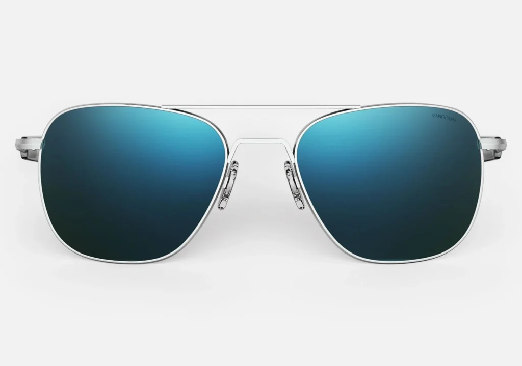 Randolph Matte Chrome Aviator