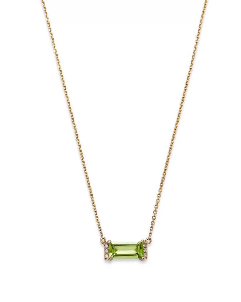 Bloomingdale's
Birthstone & Diamond Accent Bar Necklace in 14K Gold, 16-18