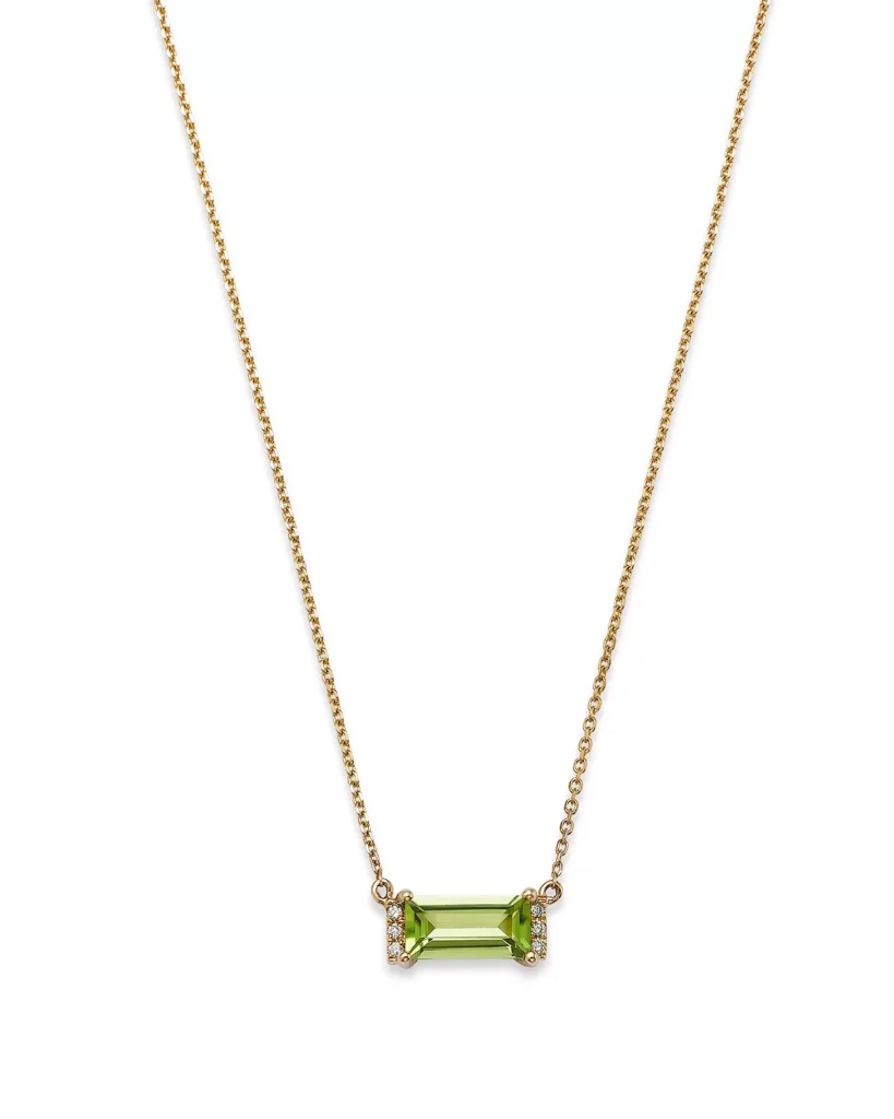 Bloomingdale's
Birthstone & Diamond Accent Bar Necklace in 14K Gold, 16-18" - 100% Exclusive