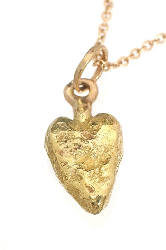 Gold Ancient Heart Necklace