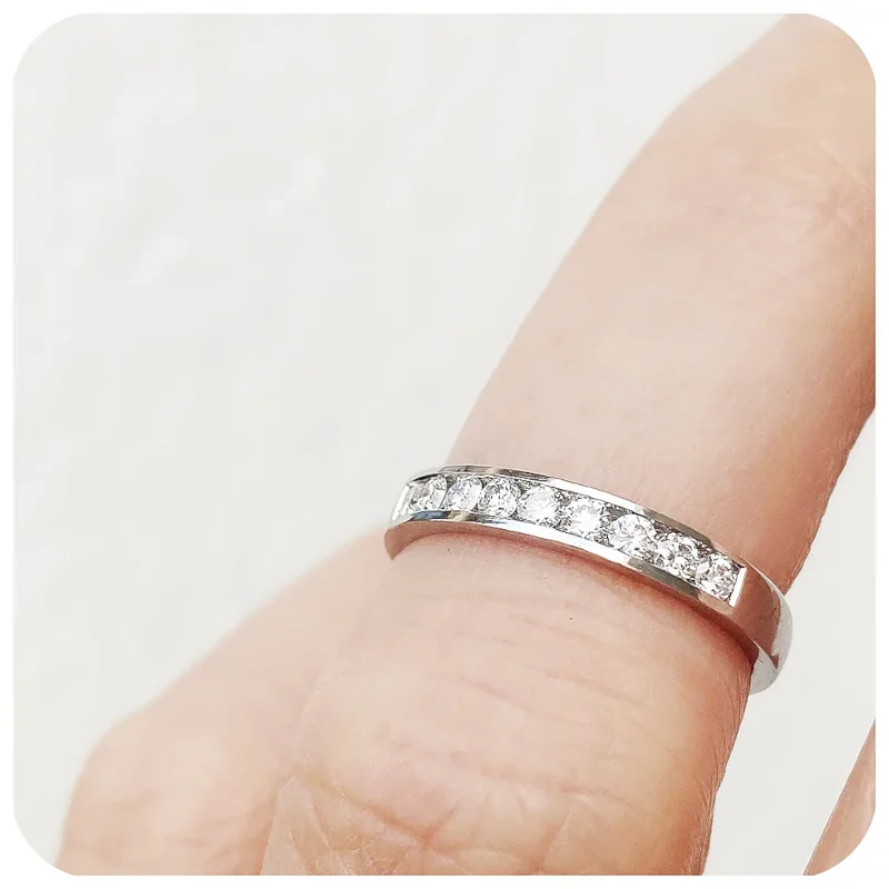 half eternity channel ring