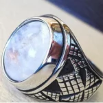 men stone ring