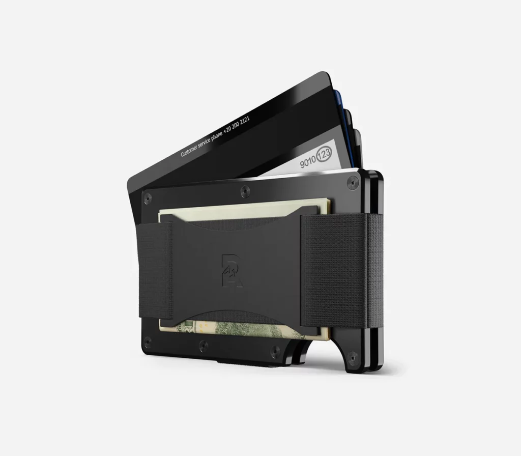 ridge aluminum wallet