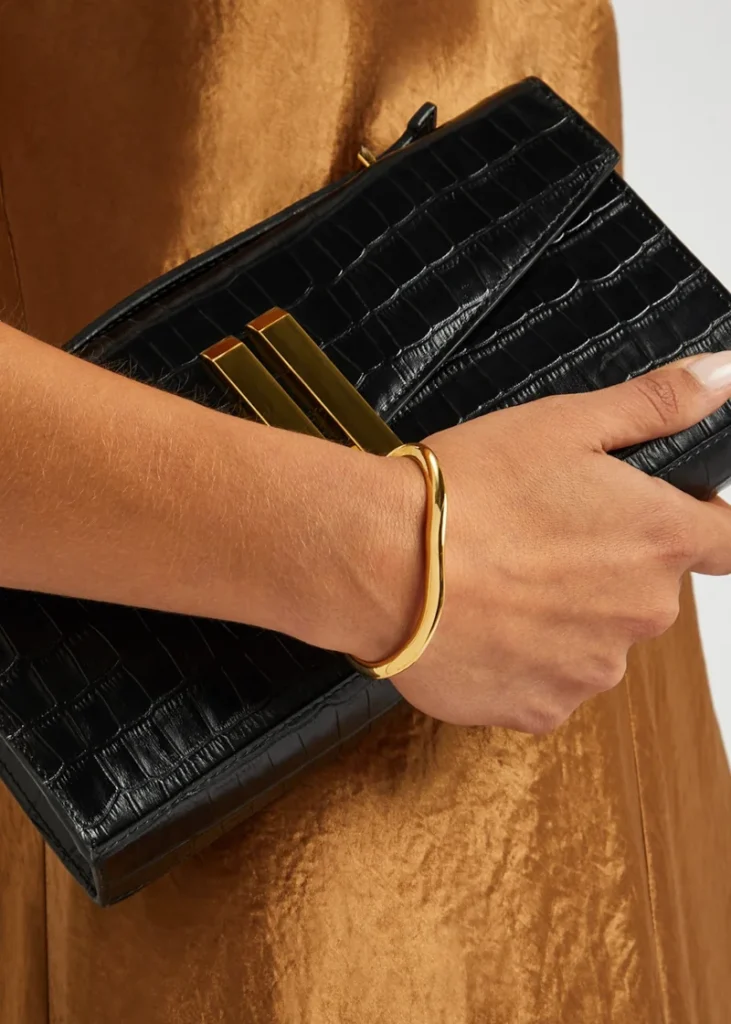 Small Astrid gold vermeil cuff bracelet