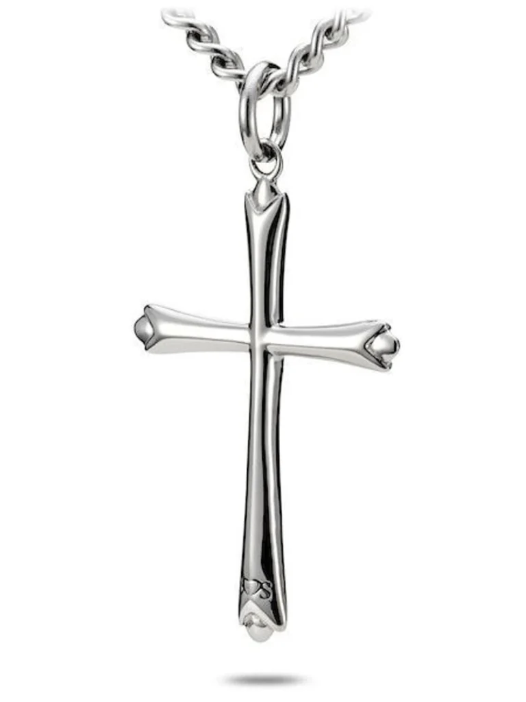 Thin cross pendant
